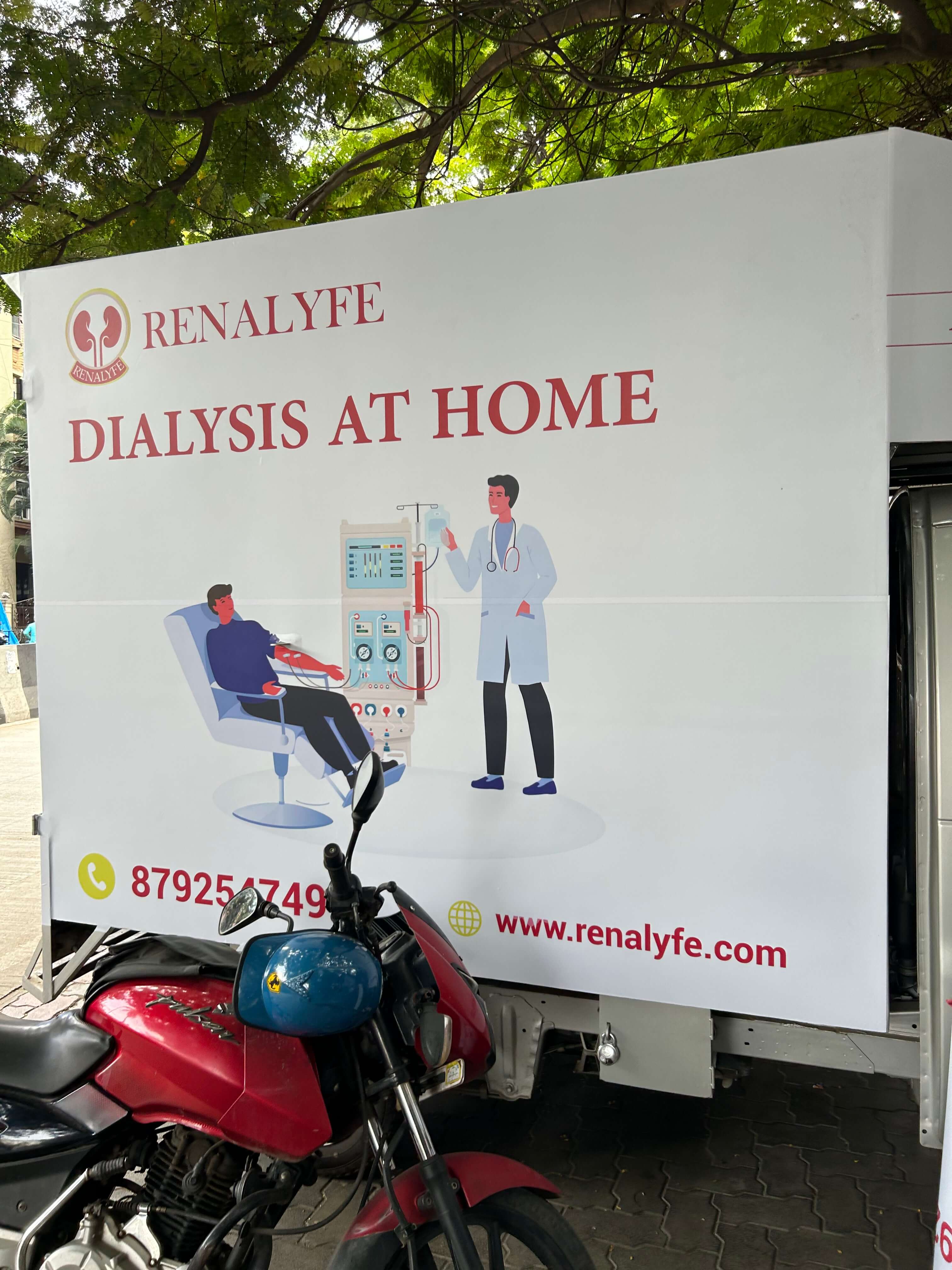 Large format vehicle banner by Pixels Digital Studio Bangalore